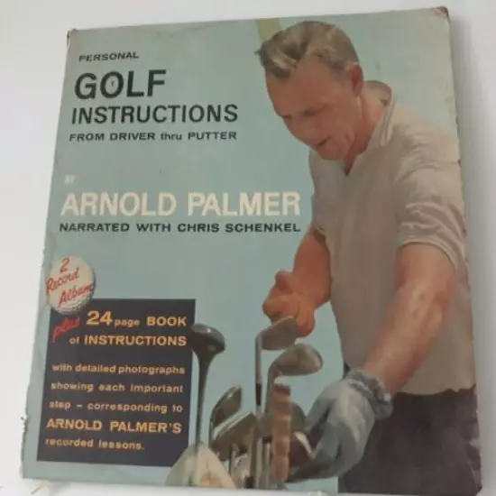 Arnold Palmer Instruction LP and Booklet