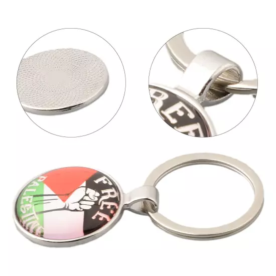 Easy to Identify Palestine Flag Keychain Pendant Never Lose Your Belongings