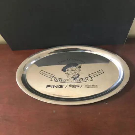 TAM O SHANTER PING TRAY 1990 OHIO OPEN + PING HAT GOOD CONDITIO FREE SHIPPING!