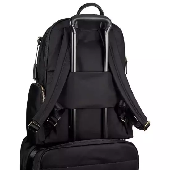 tumi - voyageur carson laptop backpack - 15 inch computer bag for women - black