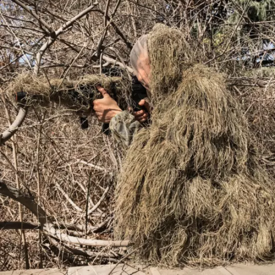 3DGhillie Suit CS Snipe Tactical Camouflage Clothing Hunting Birding Clothes