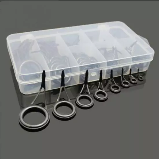 Rod Tackle Accessory Kit Fishing Rod Guide Top Ring Circle 75 Pack