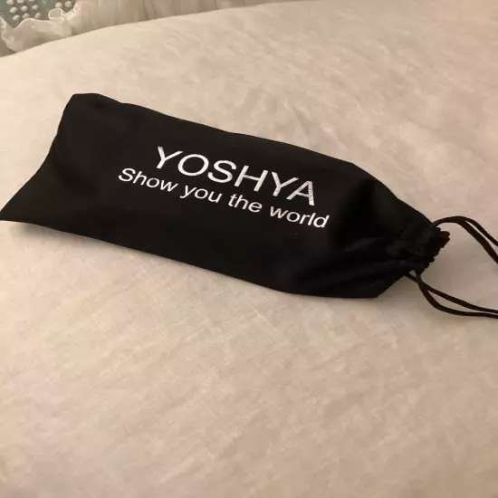 Yoshya Cat Eye Sunglasses, Black Plastic, New In Bag, Gorgeous!