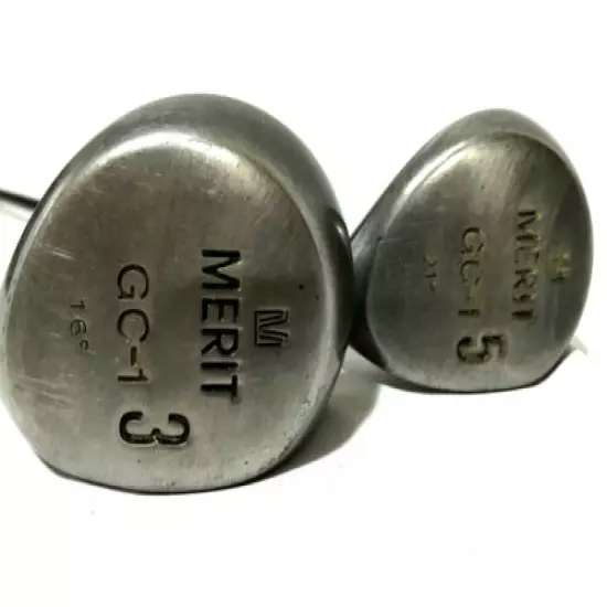 Merit GC-1 Golf Club Woods Set 3 & 5 Graphite RH VTG