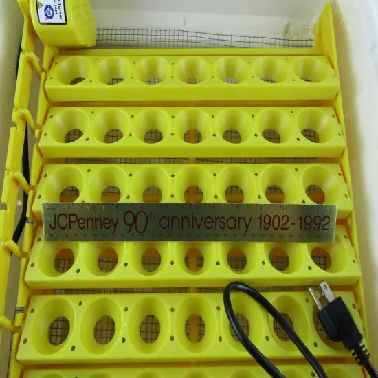 GQF HovaBator Egg Incubator 1602N with Automatic Turner Chicken Quail Duck