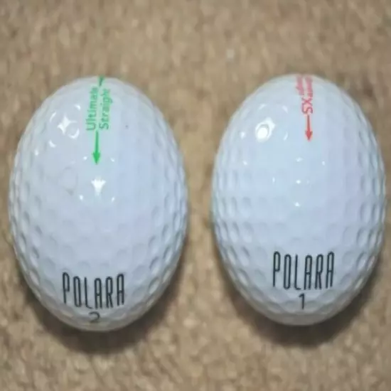 12 AAAAA Polara Ultimate Straight & Ultimate Straight XS Mint Used Golf Balls