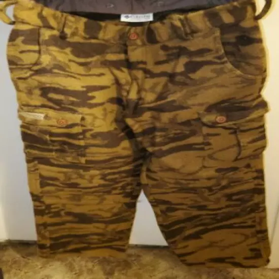 Columbia Wool Blend Camo Vest and Pants XL 40