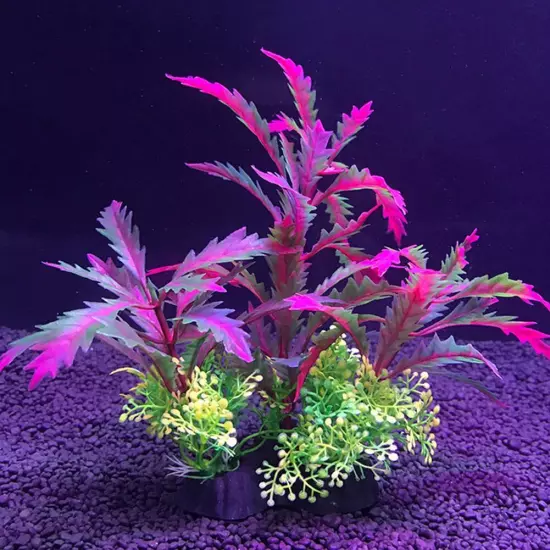 Artificial Underwater Plants Aquarium Water Plant Fish Tank Landscape Deco NEW~