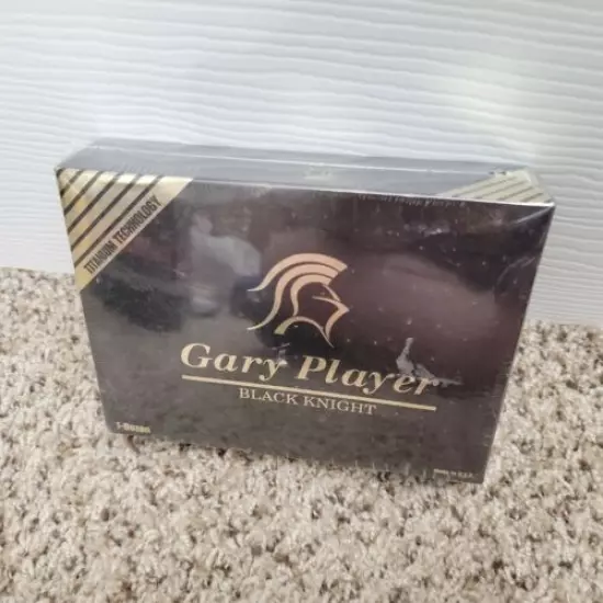 New Sealed Dozen 12 Gary Player Black Knight Golf Balls Unused