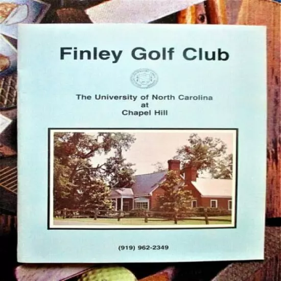 vtg - Scorecard - FINLEY GOLF CLUB gc - University of North Carolina Chapel Hill