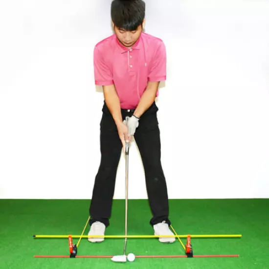 Adjustable Golf Swing Trainer Folding Gesture Corrector Practice Equipment