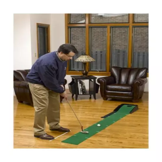 Club Champ Automatic Golf Putting System Black Green High Quality Turf Simulates