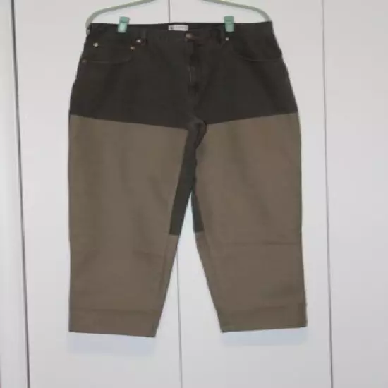 Columbia Bird Hunting Pants Brush Green Tan 38 X 32