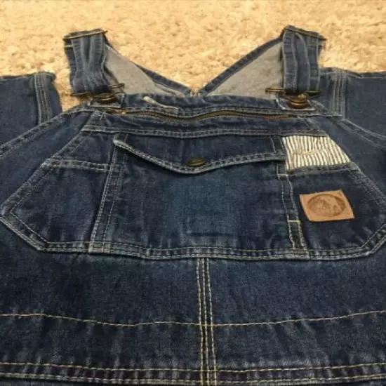 Men’s Bernie Blue Denim Bib Overalls Sz 40.5x27.5