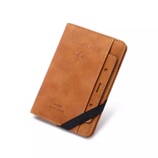 Passport Holder:Family Travel Wallet RFID Document Passport Holder Organizer Bag