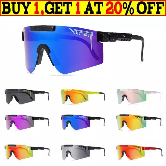 Integrated Lenses Polarized Sunglasses Wind Goggles Cycling Eyewear