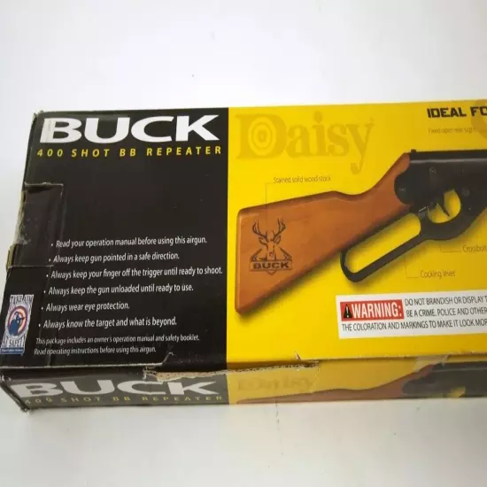 Daisy Buck 400 Shot Repeater 177 Cal. BB Gun New Open Box