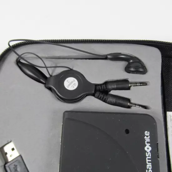 Samsonite Portable Mouse Number Keypad Memory Card Reader USB Hub Earpiece