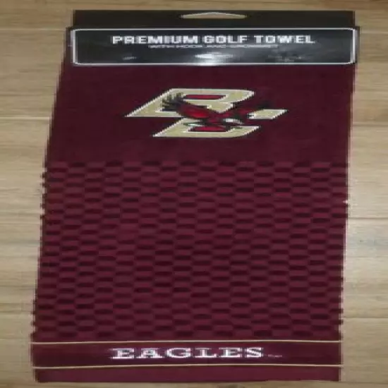 NCAA Embroidered Tri-fold Golf Towel - Boston College Eagles