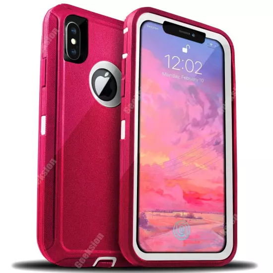 For Apple iPhone X XR XS Max Shockproof Rugged Protective Hybrid Case Cover