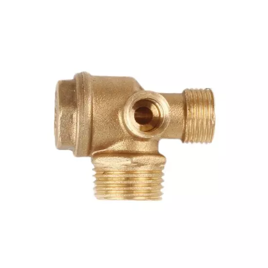 3 Port Brass Central Pneumatic 40400 Air Compressor Check Valve Thread