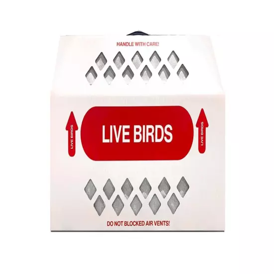 Live Bird Shipping Boxes Less Expensive Size 18"x8"x12" - 1 box