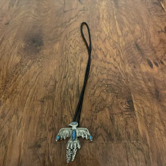 Vintage Turquoise Kachina Bolo tie