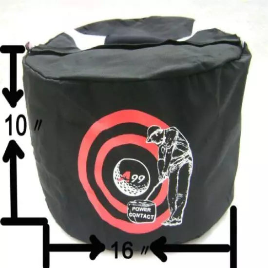 A99 Golf Power Contact Smash Bag Swing Training Aid Black New Pratice Trainer 