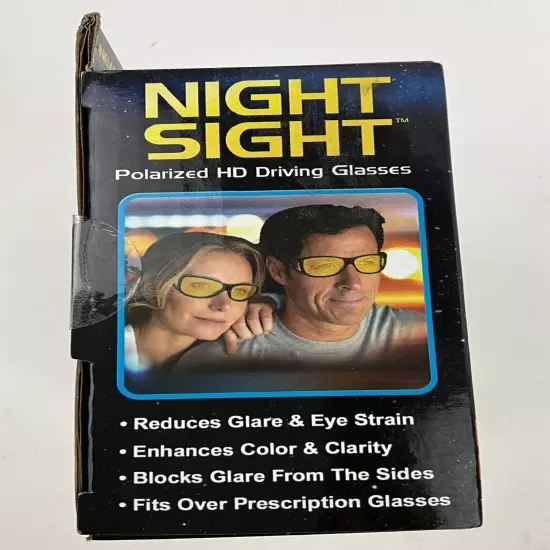 Night Sight Driving Glasses HD Sunglasses Polarized Anti Glare Night Vision