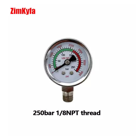 Mini Gauge 1/8''NPT Micro Pressure Gauge Air Compressor Manometer