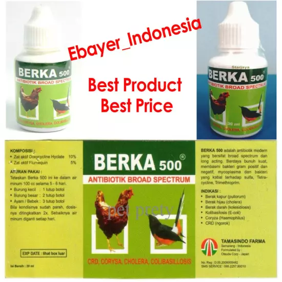 Berka 500 Treating defecation lime for Bird/Chicken/Hen/Chook/Poultry