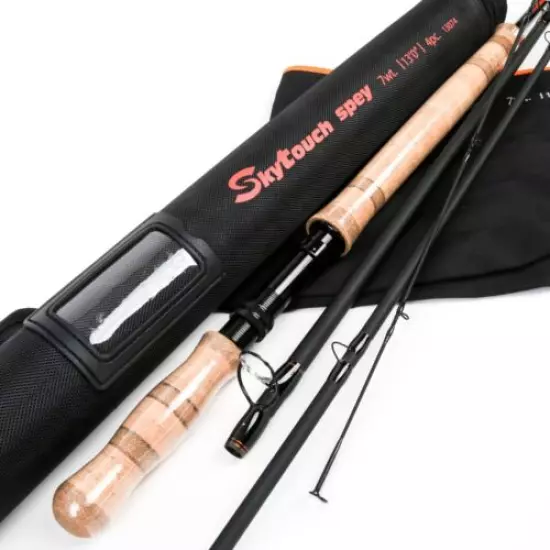 Maxcatch Two-Handed Switch & Spey Fly rods Fast Action Fly Fishing Rod with Tube