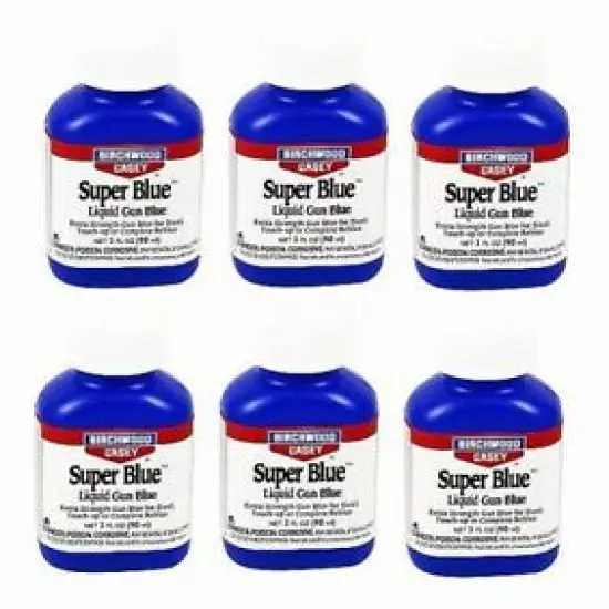 Birchwood Casey Super Blue Liquid Gun Blue 6 Pack