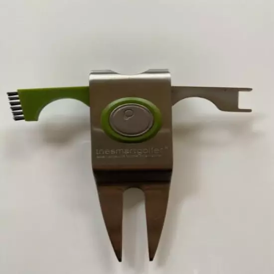 Rare, The Smart Golfer Multi-Tool Gadget Ball Marker Brush Divot Tool