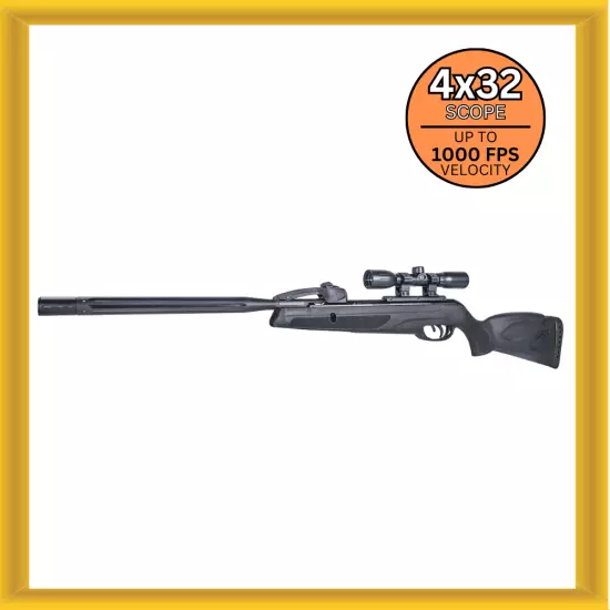 Gamo Swarm Whisper .22 Caliber IGT Powered Pellet Air Rifle with Scope