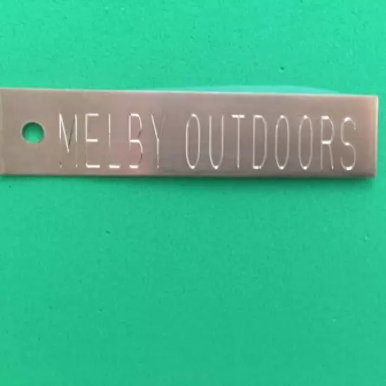 QTY 50-ENGRAVED COPPER TRAP TAGS/TRAPPING SUPPLIES/TRAPS/ANIMAL TRAP ID TRAPPING