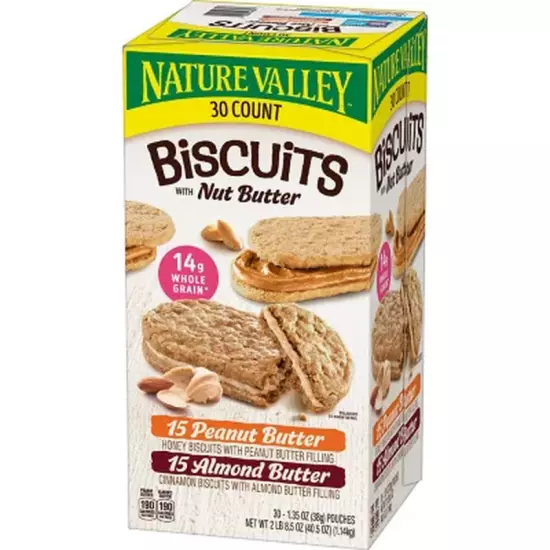 Nature Valley Biscuit Sandwich Variety Pack 30 Ct "BEST PRICE ON EBAY"