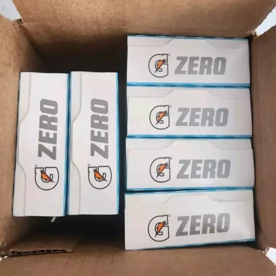 Gatorade G Zero Glacier Freeze Sugar Free Powder Sticks 6 Boxes (60 Sticks)