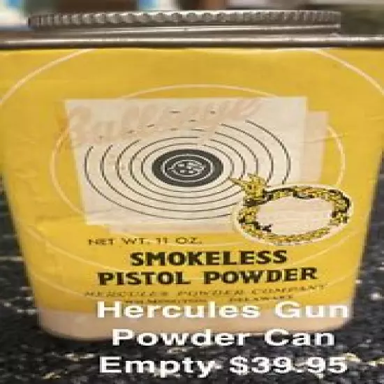 Hercules Gun Powder Can Empty