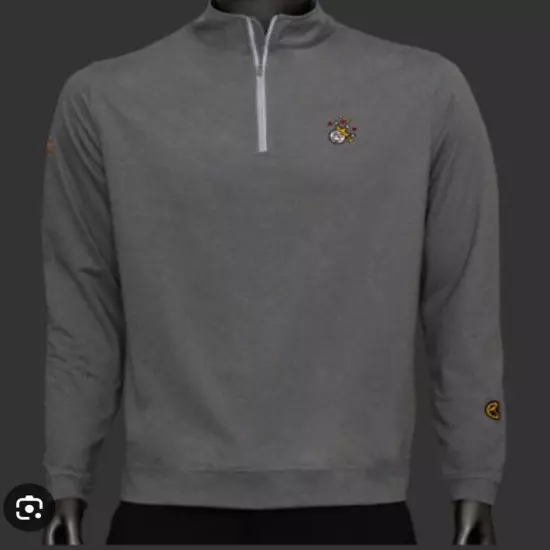 Scotty Cameron Peter Millar Jackpot Johnny Performance Quarter Zip - Gray/Large