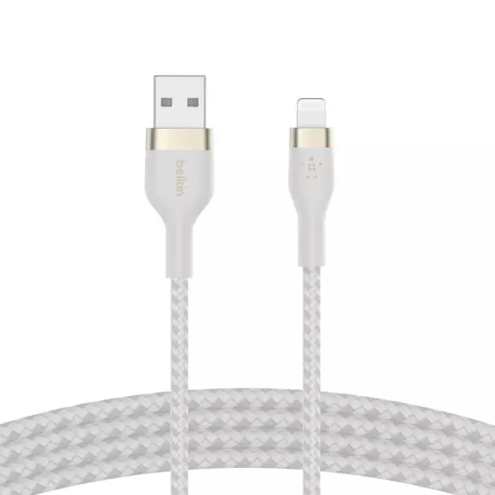 Belkin BoostCharge Pro Flex Braided USB Type A to iPhone Cable (1M/3.3FT)