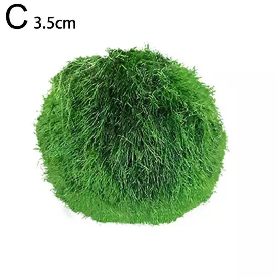 2/3/3.5/4cm Fish Tank Simulated Landscaping Chlorella, 3pcs, Fish Toys T7N7