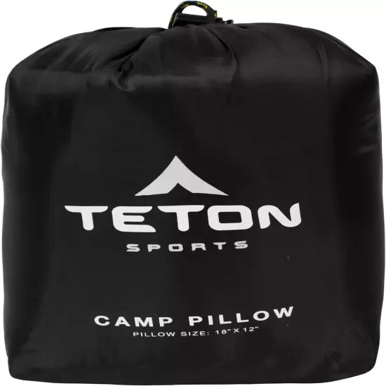 Camp Pillow; Great for Travel, Camping and Backpacking; Washable