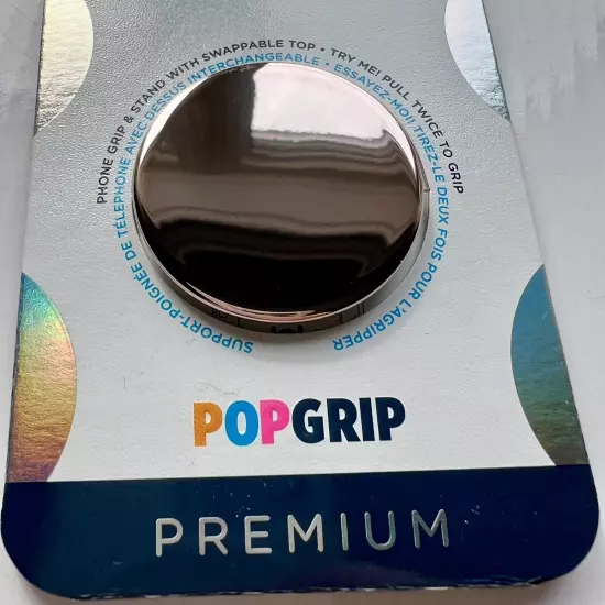 PREMIUM Popsockets PopGrip: Phone Holder & Stand - ALUMINUM Shines ROSE GOLD