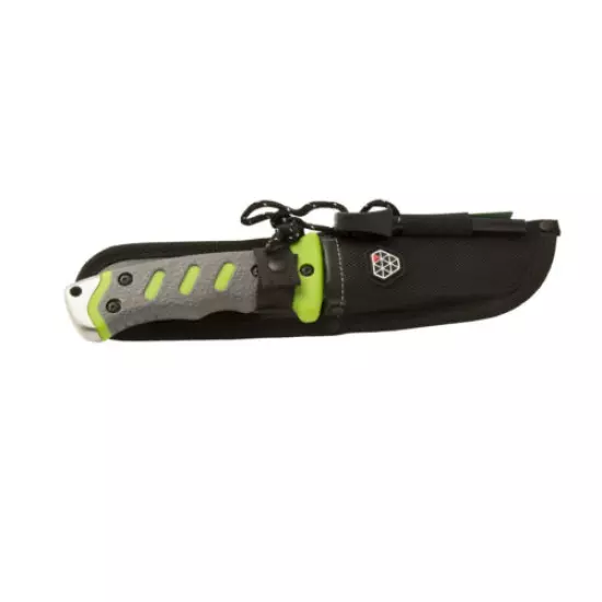 Boundary 4.5 in. Fixed Partially Serrated Blade Survival Knife with Sheath 92737