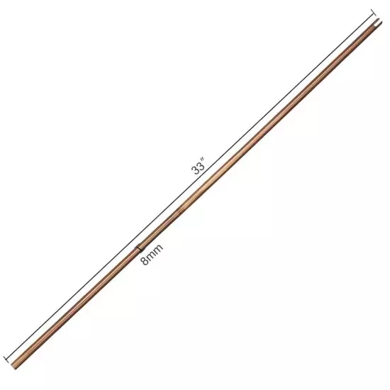 50pcs 50-55lbs Archery Self Nocks Shaft Traditional Longbow Bamboo Arrow Hunting