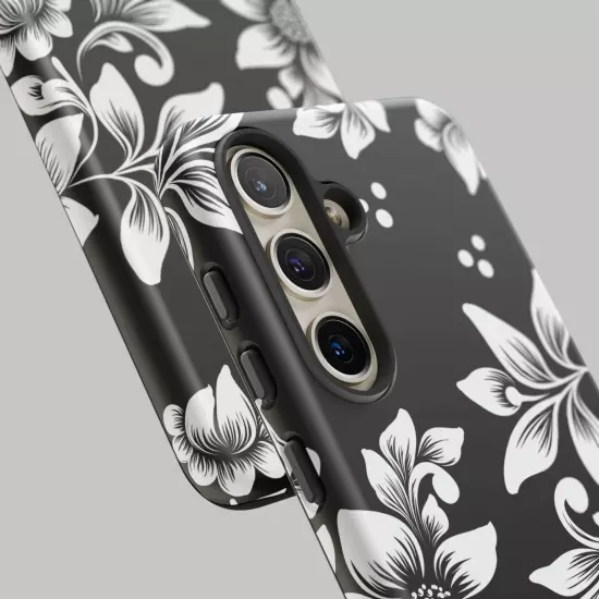 Black & White Floral Style - Tough Cases