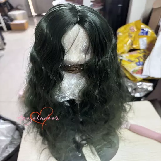 1/6 1/4 1/3 Uncle BJD Long Wig Center Parting Handmade Curly Doll Hair 7 Colors