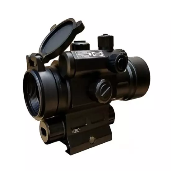 Aimpro ALFA Tactical Red Dot Reflex Sight with Built-in Visible Green Gun Laser