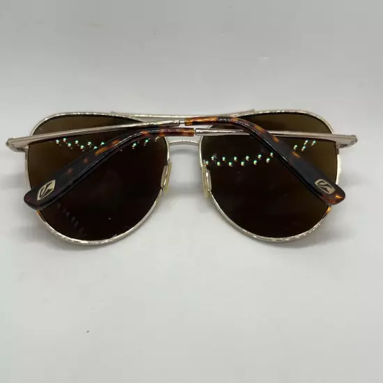 Kaenon Aviator Driving Sunglass Frames Tortoise Gold Made in Italy Men’s Gold